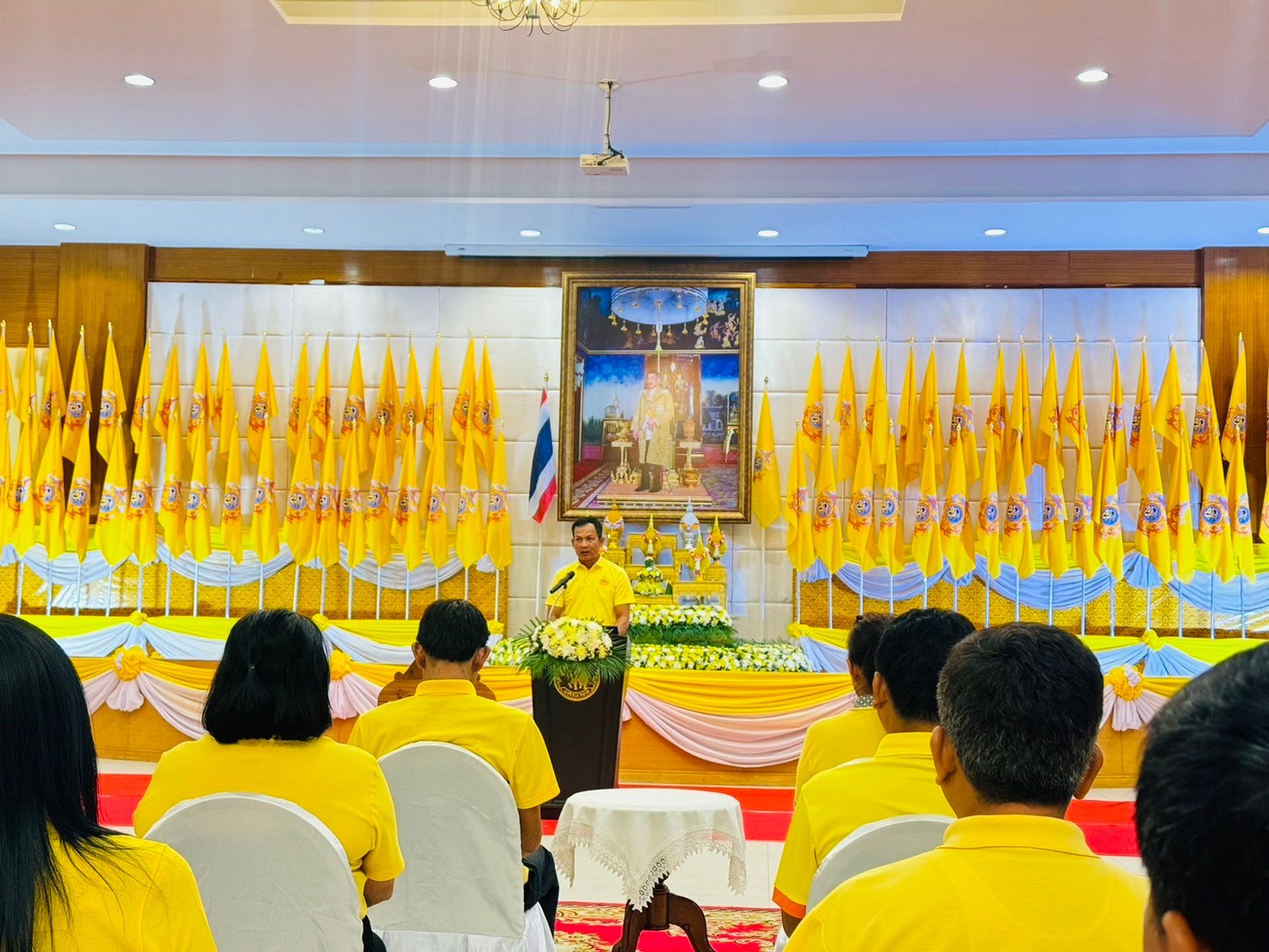 title - ร่วมพิธีกิจกรรมเฉลิมฉลองธงตราสัญลักษณ์งานเฉลิมพระเกียรติพระบาทสมเด็จพระเจ้าอยู่หัว เนื่องในโอกาสพระราชพิธีมหามงคลเฉลิมพระชนมพรรษา 6 รอบ 28 กรกฎาคม 2567 ของจังหวัดนครนายก ร่วมพิธีเปิดนิทรรศการเฉลิมพระเกียรติพระบาทสมเด็จพระเจ้าอยู่หัว เกี่ยวกับพระราชประวัติและพระราชกรณียกิจและรับชมการแสดงบูชาพญาสัตตนาคาปกป้องรักษาพระบาทไท้ เทิดพระเกียรติสยมภูวไนยราชามหาวชิราลงกรณ์